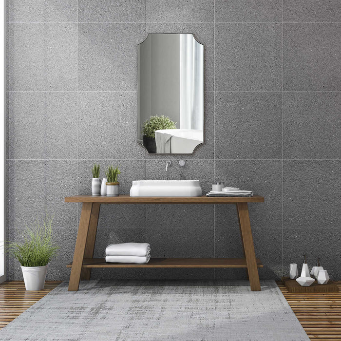 Lennox Mirror Stainless Steel-Mirrors/Pictures-Uttermost-Lighting Design Store