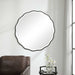 Aneta Mirror Satin Black-Mirrors/Pictures-Uttermost-Lighting Design Store