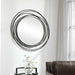 Whirlwind Mirror Satin Black-Mirrors/Pictures-Uttermost-Lighting Design Store