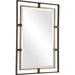 Carrizo Mirror Distressed Rustic Bronze-Mirrors/Pictures-Uttermost-Lighting Design Store