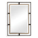 Carrizo Mirror Distressed Rustic Bronze-Mirrors/Pictures-Uttermost-Lighting Design Store