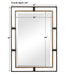 Carrizo Mirror Distressed Rustic Bronze-Mirrors/Pictures-Uttermost-Lighting Design Store