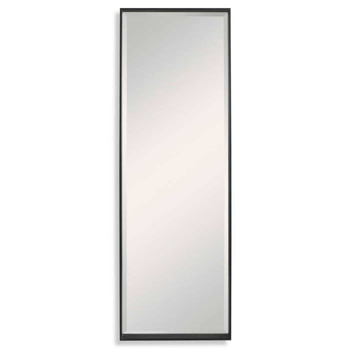 Kahn Mirror Matte Black-Mirrors/Pictures-Uttermost-Lighting Design Store