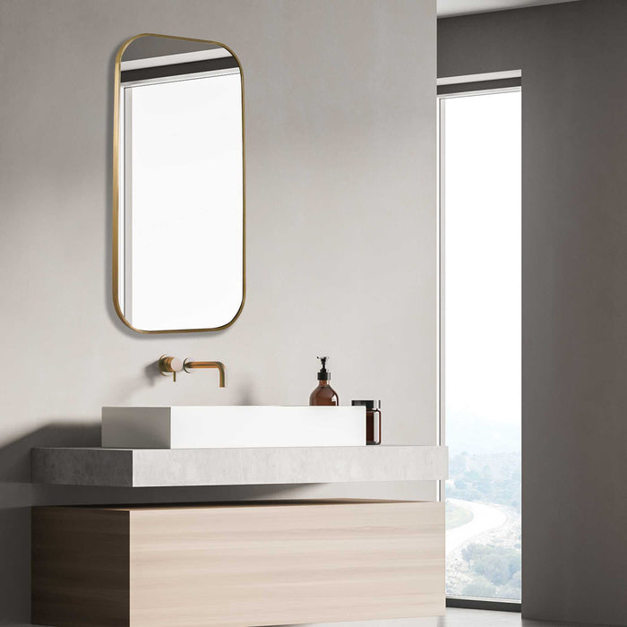 Taft Mirror Antique Brass-Mirrors/Pictures-Uttermost-Lighting Design Store