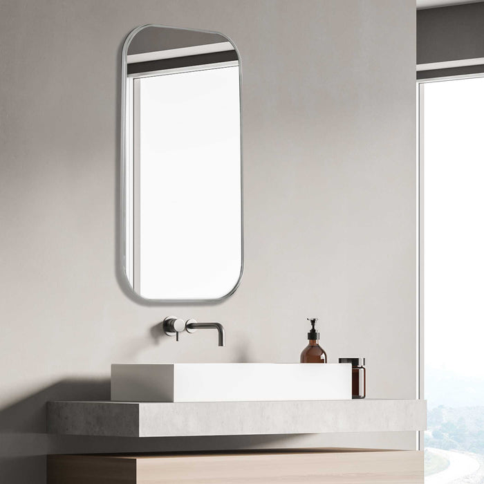 Taft Mirror Polished Nickel-Mirrors/Pictures-Uttermost-Lighting Design Store