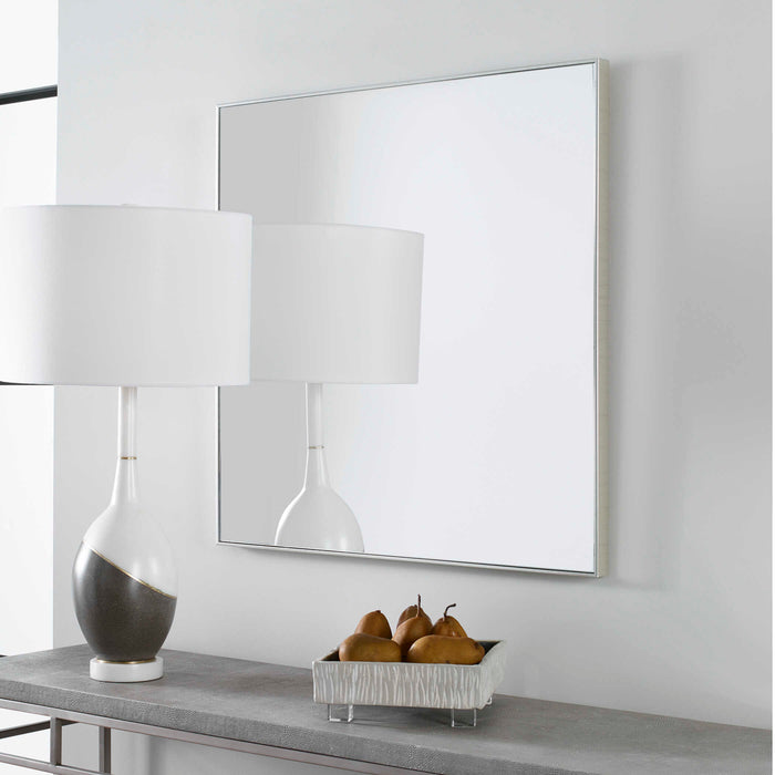 Alexo Mirror Brushed Silver-Mirrors/Pictures-Uttermost-Lighting Design Store