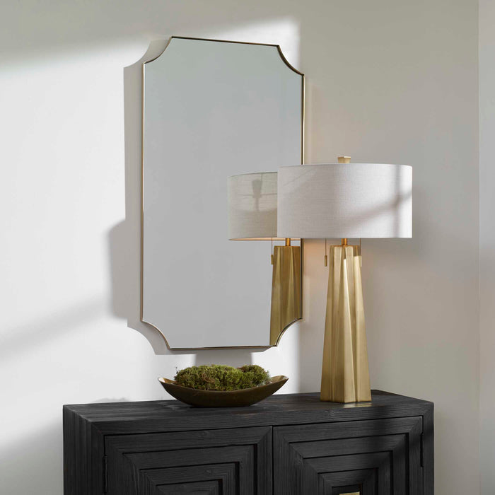 Lennox Mirror Stainless Steel-Mirrors/Pictures-Uttermost-Lighting Design Store