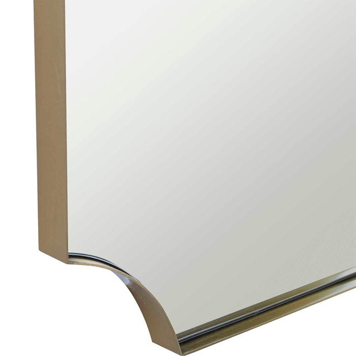 Lennox Mirror Stainless Steel-Mirrors/Pictures-Uttermost-Lighting Design Store