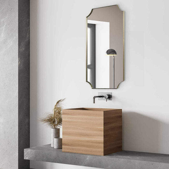 Lennox Mirror Stainless Steel-Mirrors/Pictures-Uttermost-Lighting Design Store