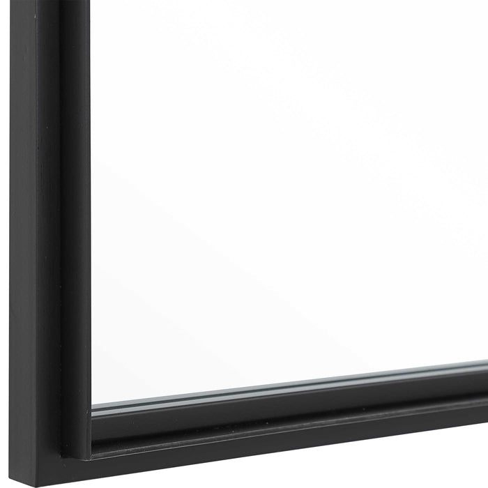 Rousseau Mirror Wrought-iron Black-Mirrors/Pictures-Uttermost-Lighting Design Store