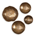 Lucky Wall Bowls, S/4 Vintage Brass-Mirrors/Pictures-Uttermost-Lighting Design Store