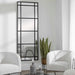 Atticus Mirror Satin Black-Mirrors/Pictures-Uttermost-Lighting Design Store