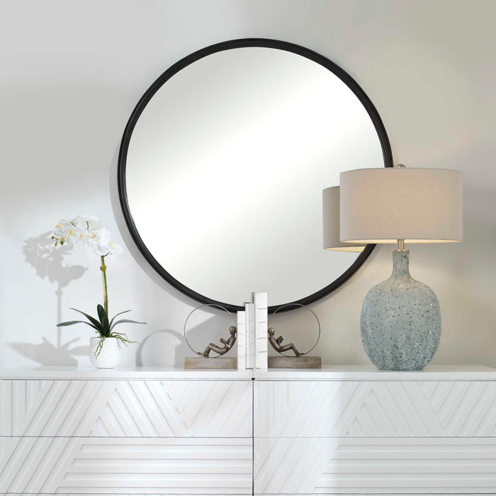 Dawsyn Mirror Aged Black-Mirrors/Pictures-Uttermost-Lighting Design Store
