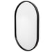 Varina Mirror Satin Black-Mirrors/Pictures-Uttermost-Lighting Design Store