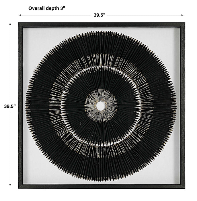 Sandara Shadow Box Gold Leaf-Mirrors/Pictures-Uttermost-Lighting Design Store