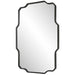 Casmus Mirror Matte Black-Mirrors/Pictures-Uttermost-Lighting Design Store