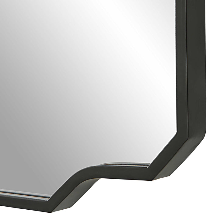 Casmus Mirror Matte Black-Mirrors/Pictures-Uttermost-Lighting Design Store
