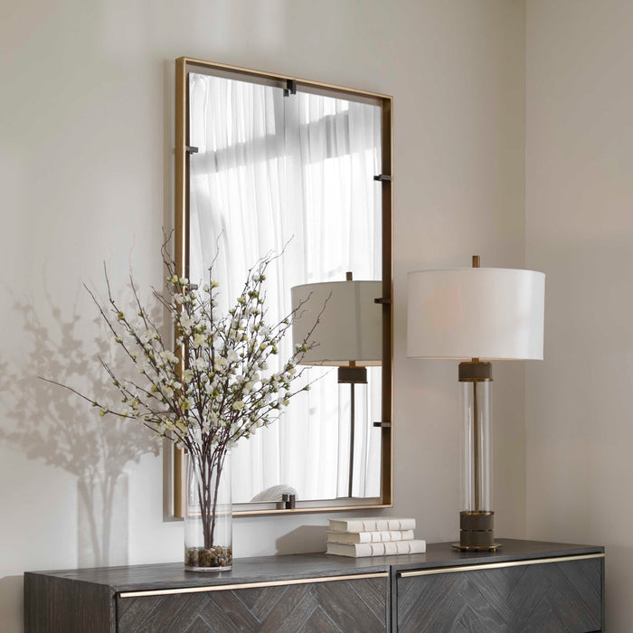 Egon Mirror Gold-Mirrors/Pictures-Uttermost-Lighting Design Store