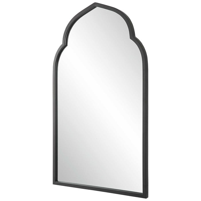 Kenitra Mirror Matte Black-Mirrors/Pictures-Uttermost-Lighting Design Store