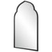 Kenitra Mirror Matte Black-Mirrors/Pictures-Uttermost-Lighting Design Store