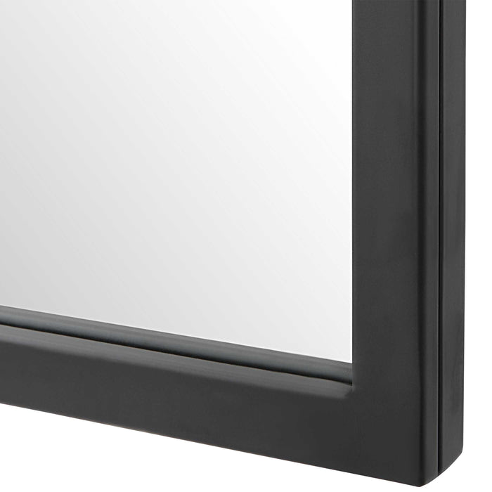 Kenitra Mirror Matte Black-Mirrors/Pictures-Uttermost-Lighting Design Store