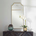 Caddington Mirror Satin Brushed Brass-Mirrors/Pictures-Uttermost-Lighting Design Store