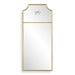 Caddington Mirror Satin Brushed Brass-Mirrors/Pictures-Uttermost-Lighting Design Store