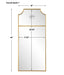 Caddington Mirror Satin Brushed Brass-Mirrors/Pictures-Uttermost-Lighting Design Store