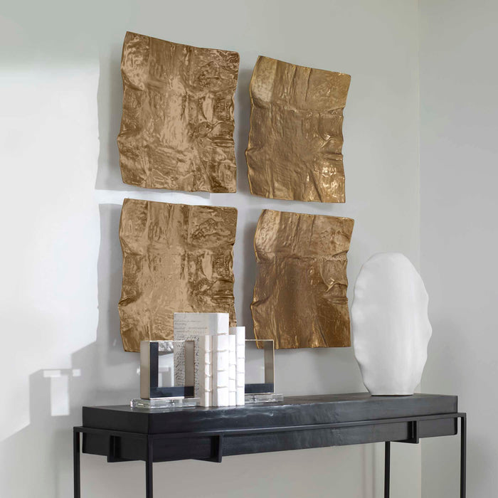 Archive Wall Decor Brass-Mirrors/Pictures-Uttermost-Lighting Design Store
