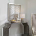 Roxas Shadow Box Brushed Silver-Mirrors/Pictures-Uttermost-Lighting Design Store