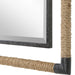 Melville Mirror Textured Rust Black-Mirrors/Pictures-Uttermost-Lighting Design Store