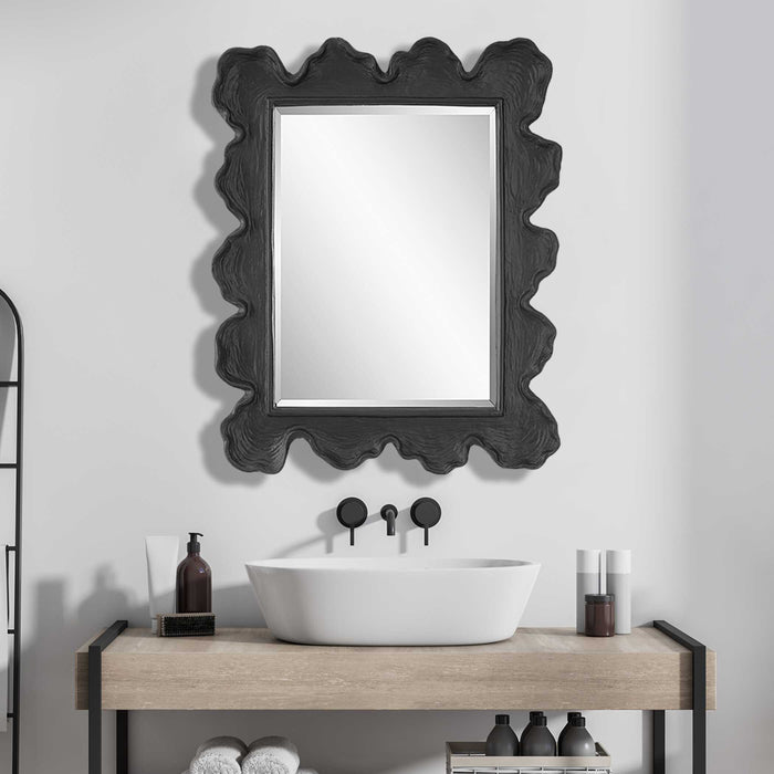 Sea Coral Mirror Black-Mirrors/Pictures-Uttermost-Lighting Design Store