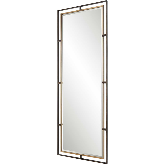 Carrizo Mirror Rustic Bronze-Mirrors/Pictures-Uttermost-Lighting Design Store
