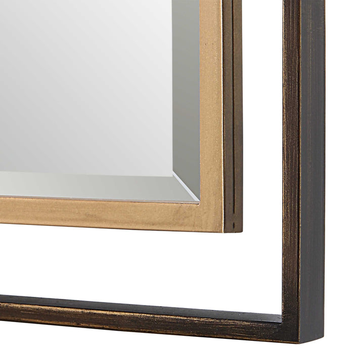 Carrizo Mirror Rustic Bronze-Mirrors/Pictures-Uttermost-Lighting Design Store