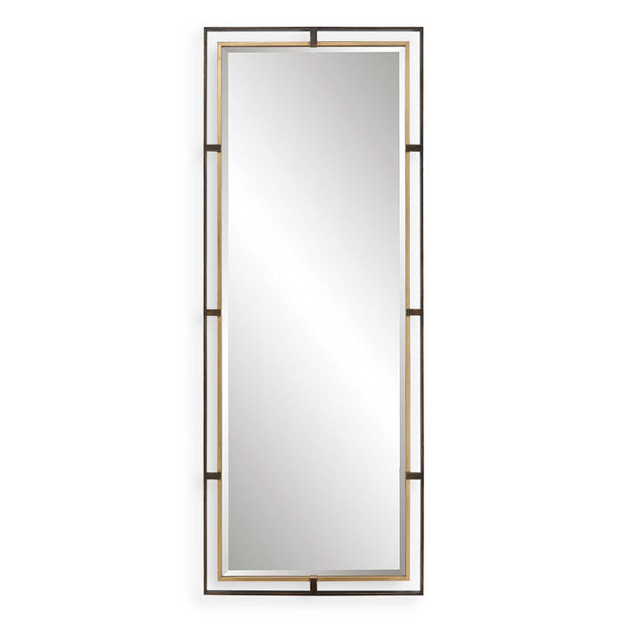 Carrizo Mirror Rustic Bronze-Mirrors/Pictures-Uttermost-Lighting Design Store