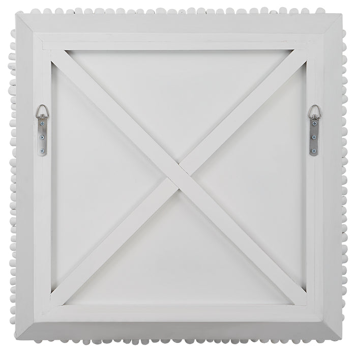 Portside Wall Panel Matte White-Mirrors/Pictures-Uttermost-Lighting Design Store