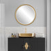 Taza Mirror Gold Leaf-Mirrors/Pictures-Uttermost-Lighting Design Store