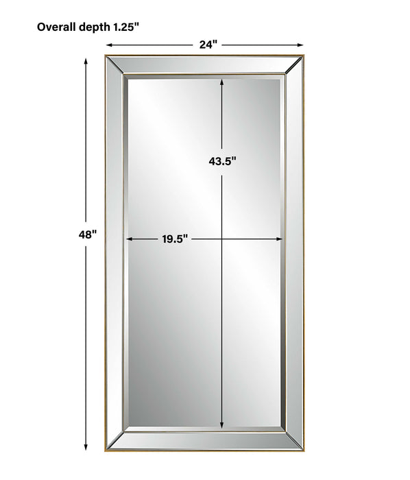 Lytton Mirror Gold-Mirrors/Pictures-Uttermost-Lighting Design Store