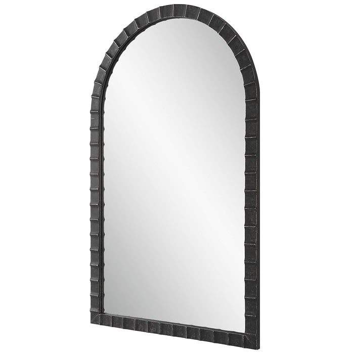Dandridge Mirror Matte Black-Mirrors/Pictures-Uttermost-Lighting Design Store