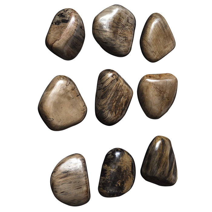 Pebbles Wall Decor, S/9 Walnut Brown-Mirrors/Pictures-Uttermost-Lighting Design Store