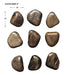 Pebbles Wall Decor, S/9 Walnut Brown-Mirrors/Pictures-Uttermost-Lighting Design Store