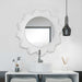 Sea Coral Mirror Matte White-Mirrors/Pictures-Uttermost-Lighting Design Store