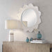 Sea Coral Mirror Matte White-Mirrors/Pictures-Uttermost-Lighting Design Store