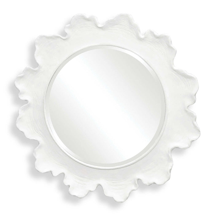 Sea Coral Mirror Matte White-Mirrors/Pictures-Uttermost-Lighting Design Store
