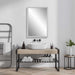 Serna Mirror Matte White-Mirrors/Pictures-Uttermost-Lighting Design Store