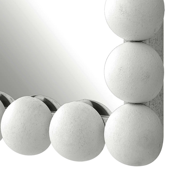 Serna Mirror Matte White-Mirrors/Pictures-Uttermost-Lighting Design Store