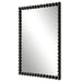 Serna Mirror Satin Black-Mirrors/Pictures-Uttermost-Lighting Design Store