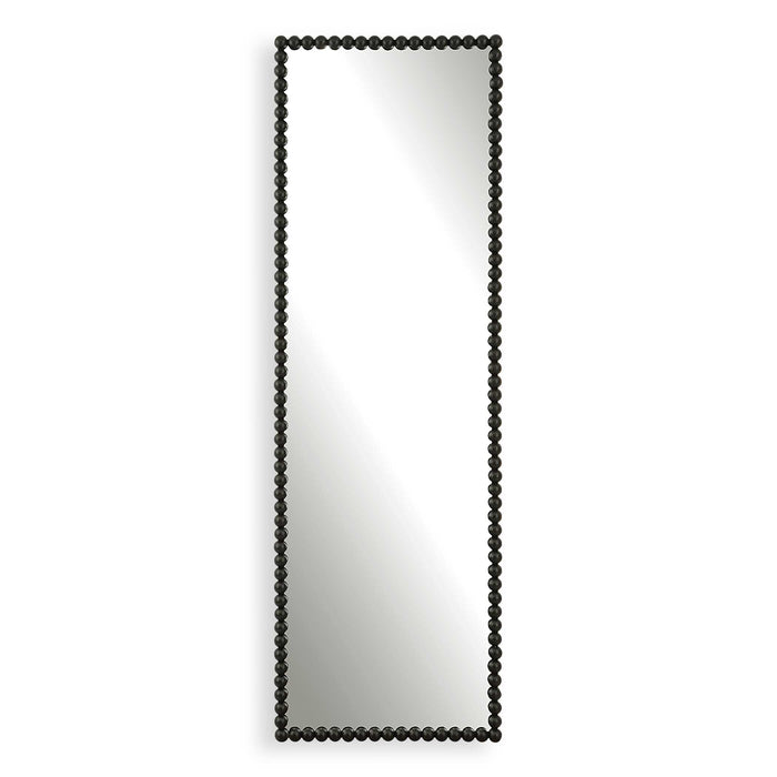 Serna Mirror Satin Black-Mirrors/Pictures-Uttermost-Lighting Design Store