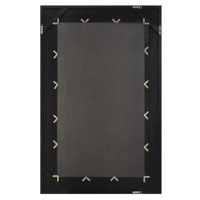 Everest Mirror Satin Black-Mirrors/Pictures-Uttermost-Lighting Design Store