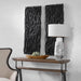 Gathered Teak Wall Decor Black-Mirrors/Pictures-Uttermost-Lighting Design Store